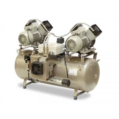 EKOM DK50 2X2V/110 - безмасляный компрессор для четырех стоматологических установок (270 л/мин) EKOM DK50 2X2V/110 - безмасляный компрессор для четырех стоматологических установок (270 л/мин)