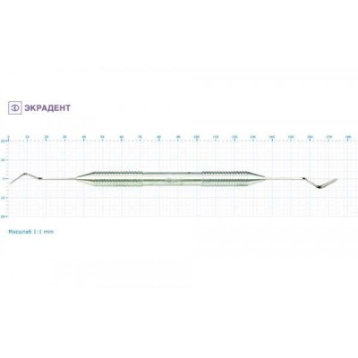 Гладилка дистальная разноширокая 1,6/2,5 Гладилка дистальная разноширокая 1,6/2,5