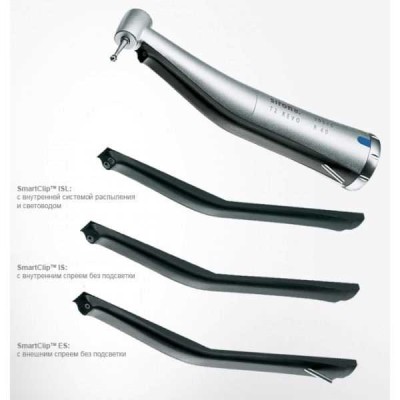 T2 REVO R 6 ES - понижающий угловой наконечник с наружной подачей спрея, без света, 6:1 T2 REVO R 6 ES - понижающий угловой наконечник с наружной подачей спрея, без света, 6:1