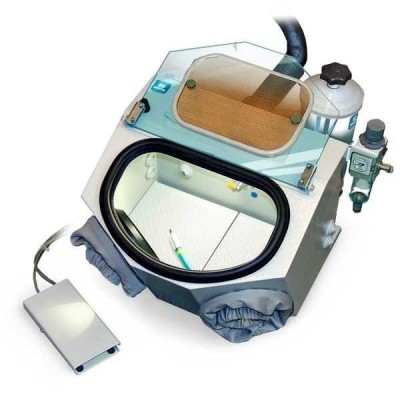 АСОЗ 5.1 Б - компактный пескоструйный аппарат для зуботехнических (керамических) лабораторий с одним струйным модулем АСОЗ 5.1 Б - компактный пескоструйный аппарат для зуботехнических (керамических) лабораторий с одним струйным модулем