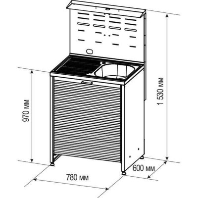 СУЛ 9.1 МОЙКА - стол универсальный лабораторный СУЛ 9.1 МОЙКА - стол универсальный лабораторный