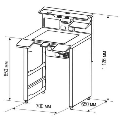 СЗТ 4.2 МАСТЕР МИНИ - компактный стол зубного техника, уменьшенный вариант популярного стола СЗТ 4.2 МАСТЕР СЗТ 4.2 МАСТЕР МИНИ - компактный стол зубного техника, уменьшенный вариант популярного стола СЗТ 4.2 МАСТЕР