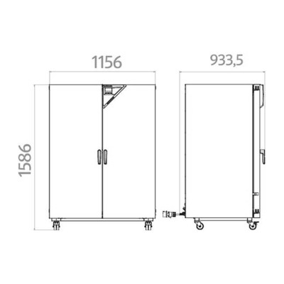 Binder ED 720 - стерилизатор горячим воздухом, 720 л Binder ED 720 - стерилизатор горячим воздухом, 720 л