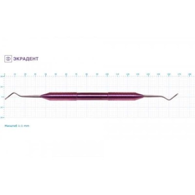 Экскаватор овальный пародонтологический малый 1,0 Экскаватор овальный пародонтологический малый 1,0