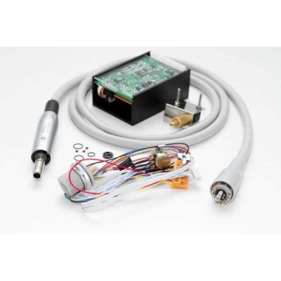 Mercury STAR 400EM - встраиваемый бесколлекторный электрический микромотор с фиброоптикой в комплекте с блоком управления и шлангом Mercury STAR 400EM - встраиваемый бесколлекторный электрический микромотор с фиброоптикой в комплекте с блоком управления и шлангом