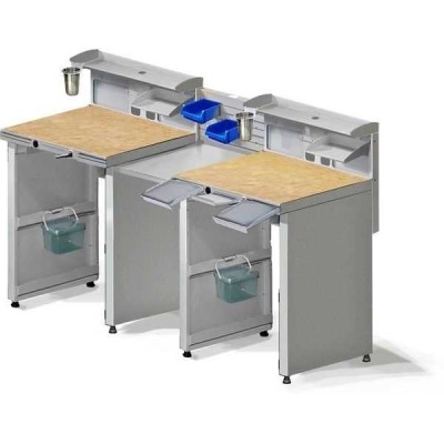 СЗТ 4.3 МАСТЕР ДУЭТ - стол зубного техника на 2 рабочих места СЗТ 4.3 МАСТЕР ДУЭТ - стол зубного техника на 2 рабочих места