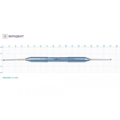Ложка кюретажная прямая большая 2,8/3,3 Ложка кюретажная прямая большая 2,8/3,3