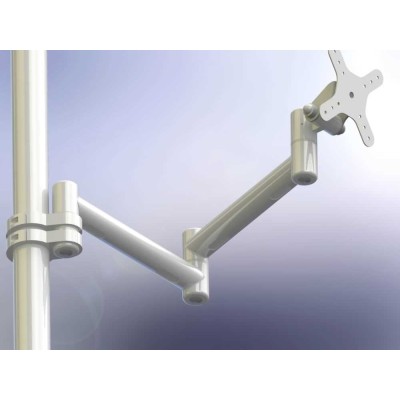 DS-40-2 - кронштейн для стоматологической установки, провода частично снаружи DS-40-2 - кронштейн для стоматологической установки, провода частично снаружи