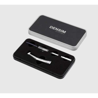 Densim Paris U 1:1 LUX - угловой наконечник со съемной головкой, керамическими подшипниками, со светом и титановым покрытием Densim Paris U 1:1 LUX - угловой наконечник со съемной головкой, керамическими подшипниками, со светом и титановым покрытием