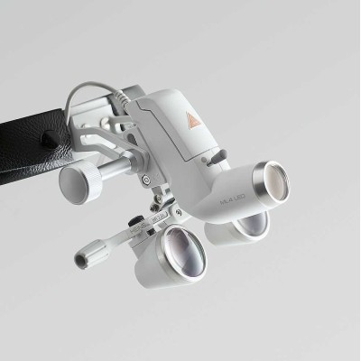 Heine ML4 LED UNPLUGGED HR 2.5x - налобный светодиодный осветитель ML4 LED UNPLUGGED в комплекте с бинокулярными лупами HR 2.5x и защитным щитком S-Guard Heine ML4 LED UNPLUGGED HR 2.5x - налобный светодиодный осветитель ML4 LED UNPLUGGED в комплекте с бинокулярными лупами HR 2.5x и защитным щитком S-Guard