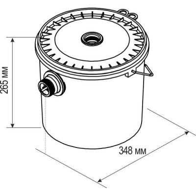 ОГП 2.0 МИНИ - гипсоотстойник, небольшой проточный отделитель гипса, 15 л ОГП 2.0 МИНИ - гипсоотстойник, небольшой проточный отделитель гипса, 15 л